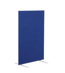 Blue TC floor standing screen with a straight design, ideal for room separation and privacy in modern interiors.