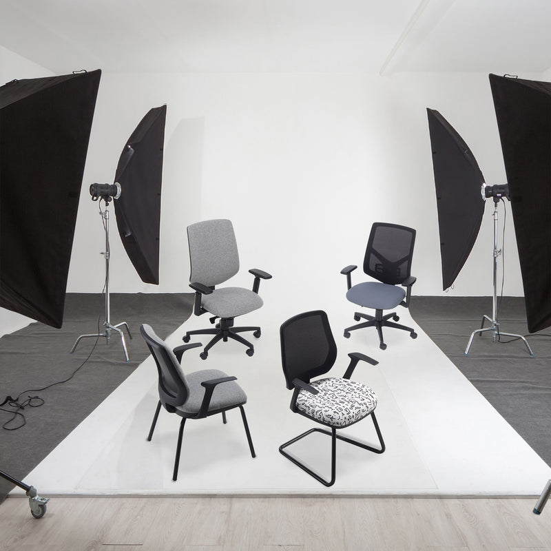 Tegan Fabric Asynchro Operator Chair - Panama MTO - NWOF