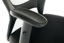 Teknik Office Mistral Executive Mesh Back & Leather Faced Seat With Matching Removable Padded Armrests - NWOF