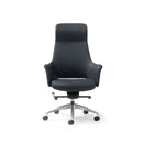 Tempo High Back Executive Chair - Black Faux Leather