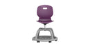 Titan Arc Community Chair in grape color, front view showing modern design and sturdy frame.