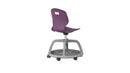 Titan Arc Community Chair in Grape color, rear view showing modern design and sturdy frame.
