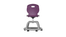Titan Arc Community Chair in grape color, rear view showing sleek modern design and comfortable seating.