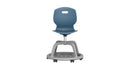 Titan Arc Community Chair in steel blue with a modern design, featuring a sturdy frame and comfortable seat.