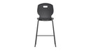 Titan Arc High Stool Size 5 in anthracite, rear view showing modern design and sturdy construction.