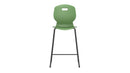 Titan Arc High Stool Size 5 in forest green, front view showcasing sleek design and sturdy construction.
