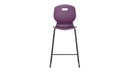 Titan Arc High Stool Size 5 in grape color, front view showing sleek design and sturdy construction.