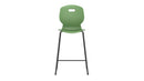 Titan Arc High Stool Size 6 with forest green finish, front view showing sturdy design and ergonomic features.