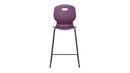 Titan Arc High Stool Size 6 in grape color, front view showing modern design and sturdy construction.