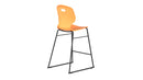 Titan Arc High Stool Size 6 with marigold finish, rear view showing ergonomic design and sturdy construction