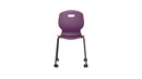 Titan Coral Arc Mobile Chair showing a sleek, modern mobile chair with coral upholstery and metal frame on a clean background.