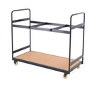 Titan Exam Desk & Trolley Bundle x 20 - Charcoal - NWOF