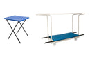 Titan Exam Desk & Trolley Bundle x 40 - Blue - NWOF