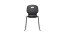 Titan Arc Skid Chair Size 5 in anthracite with front view showing sleek design and sturdy construction.