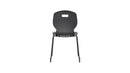 Titan Arc Skid Chair Size 5 in anthracite, rear view showing sturdy construction and sleek design.