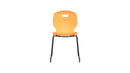 Titan Arc Skid Chair Size 5 with marigold rear view, featuring durable construction and ergonomic design for outdoor use.