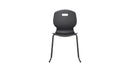 Titan Arc Skid Chair Size 6 in anthracite, showing the front view with sleek design and sturdy construction.