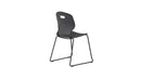 Titan Arc Skid Chair Size 6 in anthracite, showing the rear view with its sturdy skid base and ergonomic design.