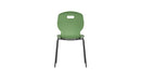 Titan Arc 4 Leg Chair in Forest color, size 5, showing the rear view with four sturdy legs and comfortable seat design.