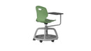 Titan Arc Community Personal Workspace Chair in marigold color, featuring ergonomic design and adjustable armrests.