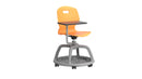 Titan Arc Community personal workspace chair in marigold with ergonomic design and adjustable features.