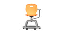 Titan Arc Community Personal Workspace Chair in marigold with ergonomic design and adjustable features.
