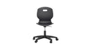Titan Arc Swivel Chair with anthracite fabric, front view showing modern design and swivel base for office or home use.