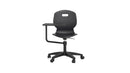 Titan Arc swivel and personal workspace chair with anthracite swivel base, front view showing ergonomic design and adjustable features.