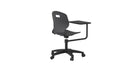 Titan Arc swivel and personal workspace chair with anthracite swivel base, shown from rear view