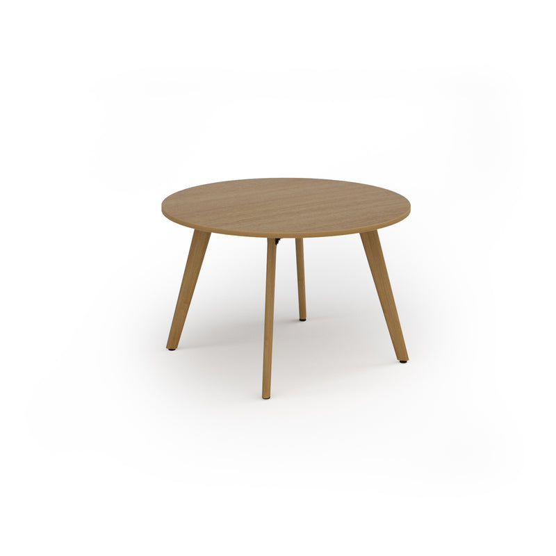 Unity Circular Dining Table With Solid Oak Legs - Oak– NWOF