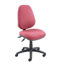 Blue Vantage 100 2 Lever PCB Operators Chair by Dams, featuring adjustable armrests and ergonomic design for comfortable seating.