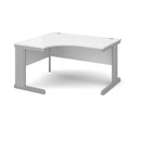 Dams Vivo ergonomic white desk with sleek surface and sturdy legs, ideal for modern office or home workspace setup.