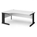 Dams Vivo ergonomic white desk with sleek modern design, featuring a spacious workspace and sturdy construction.