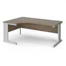 Dams Vivo ergonomic desk in Nebraska Oak finish with spacious work surface and modern design for home office use