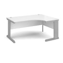 Dams Vivo ergonomic white desk with sleek design and spacious workspace, ideal for modern home or office setups.