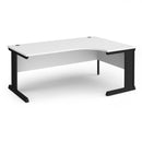 Dams Vivo ergonomic white desk with sleek modern design, featuring a spacious tabletop and sturdy legs for office or home use.