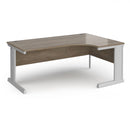 Vivo ergonomic desk in Nebraska Oak finish, featuring a spacious work surface and modern design for comfortable office setup.