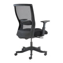 Yasmin Mesh Back Operator Chair With Black Fabric Seat - NWOF