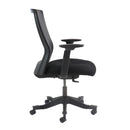 Yasmin Mesh Back Operator Chair With Black Fabric Seat - NWOF