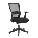 Yasmin Mesh Back Operator Chair With Black Fabric Seat - NWOF
