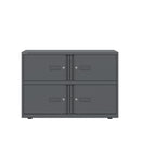 Bisley 1000mm Wide Essentials Lodge - 4 Door Locker Cabinet - NWOF