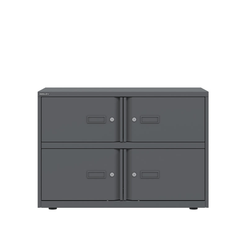 Bisley 1000mm Wide Essentials Lodge - 4 Door Locker Cabinet