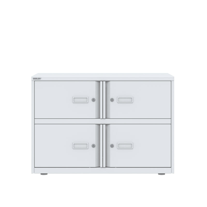 Bisley 1000mm Wide Essentials Lodge - 4 Door Locker Cabinet