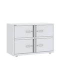 Bisley 1000mm Wide Essentials Lodge - 4 Door Locker Cabinet - NWOF