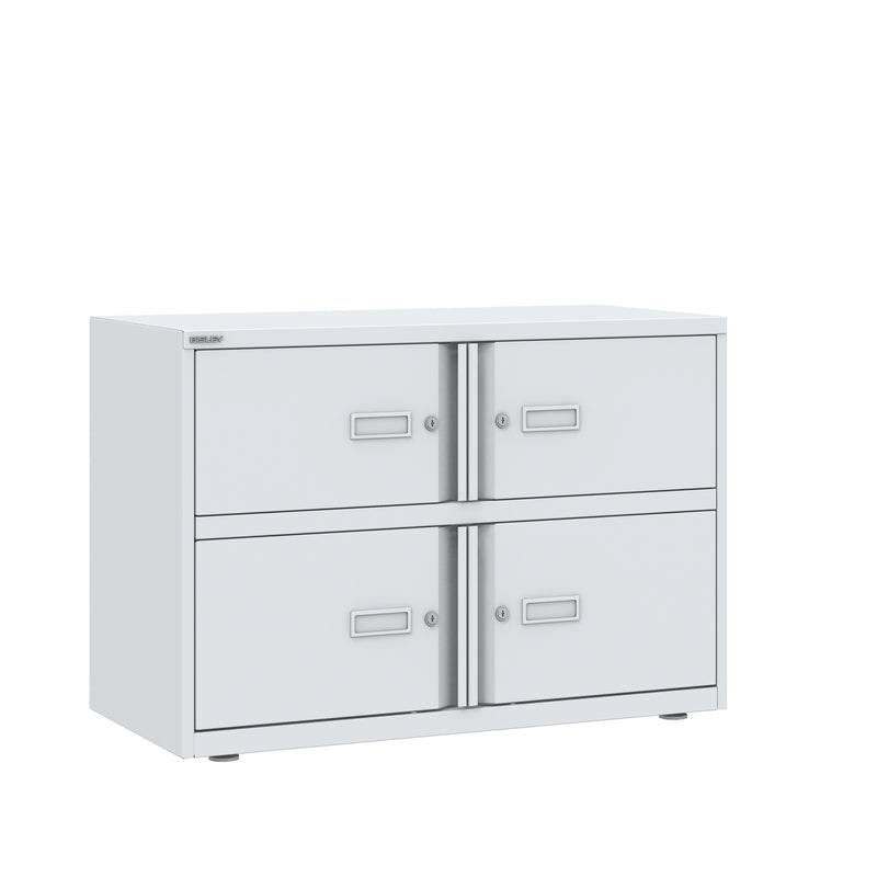 Bisley 1000mm Wide Essentials Lodge - 4 Door Locker Cabinet