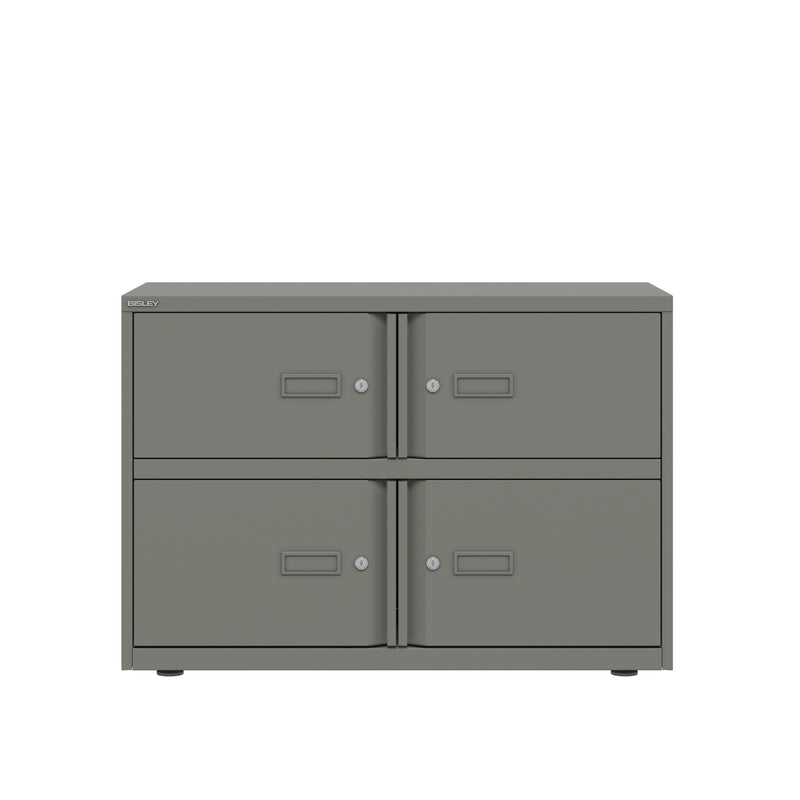 Bisley 1000mm Wide Essentials Lodge - 4 Door Locker Cabinet