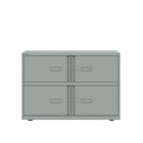 Bisley 1000mm Wide Essentials Lodge - 4 Door Locker Cabinet - NWOF
