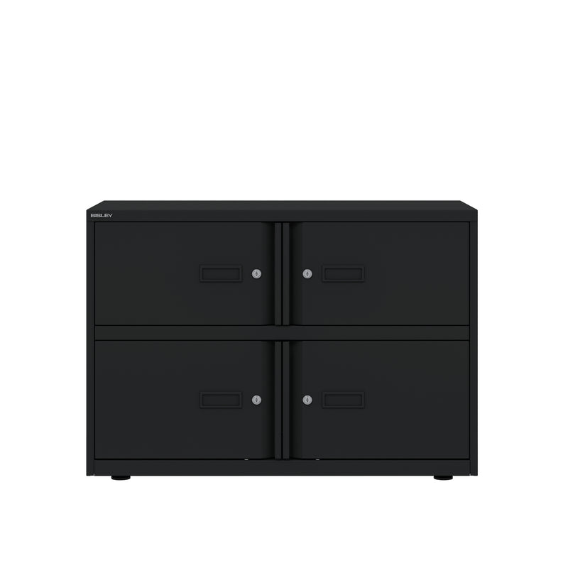 Bisley 1000mm Wide Essentials Lodge - 4 Door Locker Cabinet