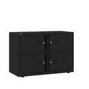 Bisley 1000mm Wide Essentials Lodge - 4 Door Locker Cabinet - NWOF