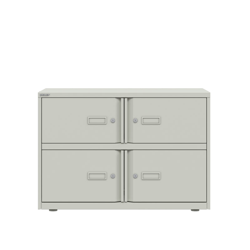 Bisley 1000mm Wide Essentials Lodge - 4 Door Locker Cabinet